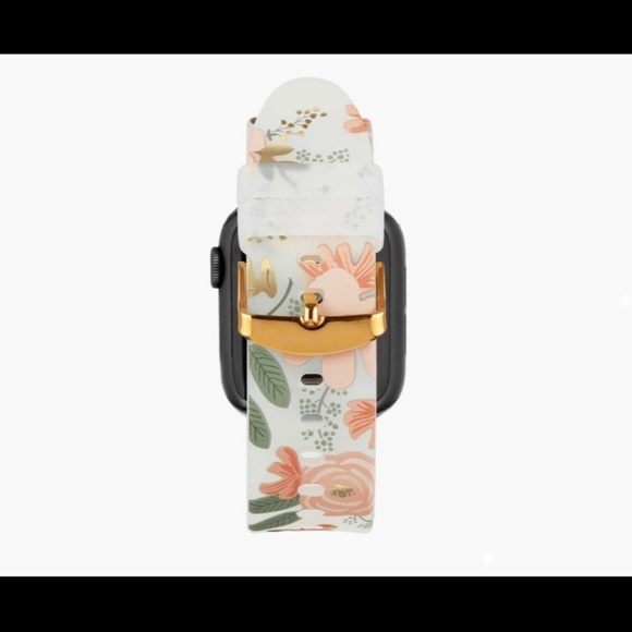 Rifle Paper Co. Apple Watchband NIB - Wildflowers - 38mm- 42mm series 1- 10 - Picture 4 of 5